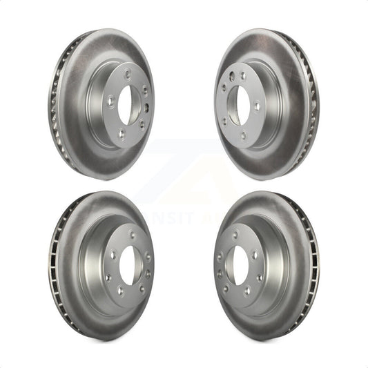 [Avant + Arrière] Kit de disque (revêtu) de frein pour Volkswagen Touareg KG-101471 par Genius