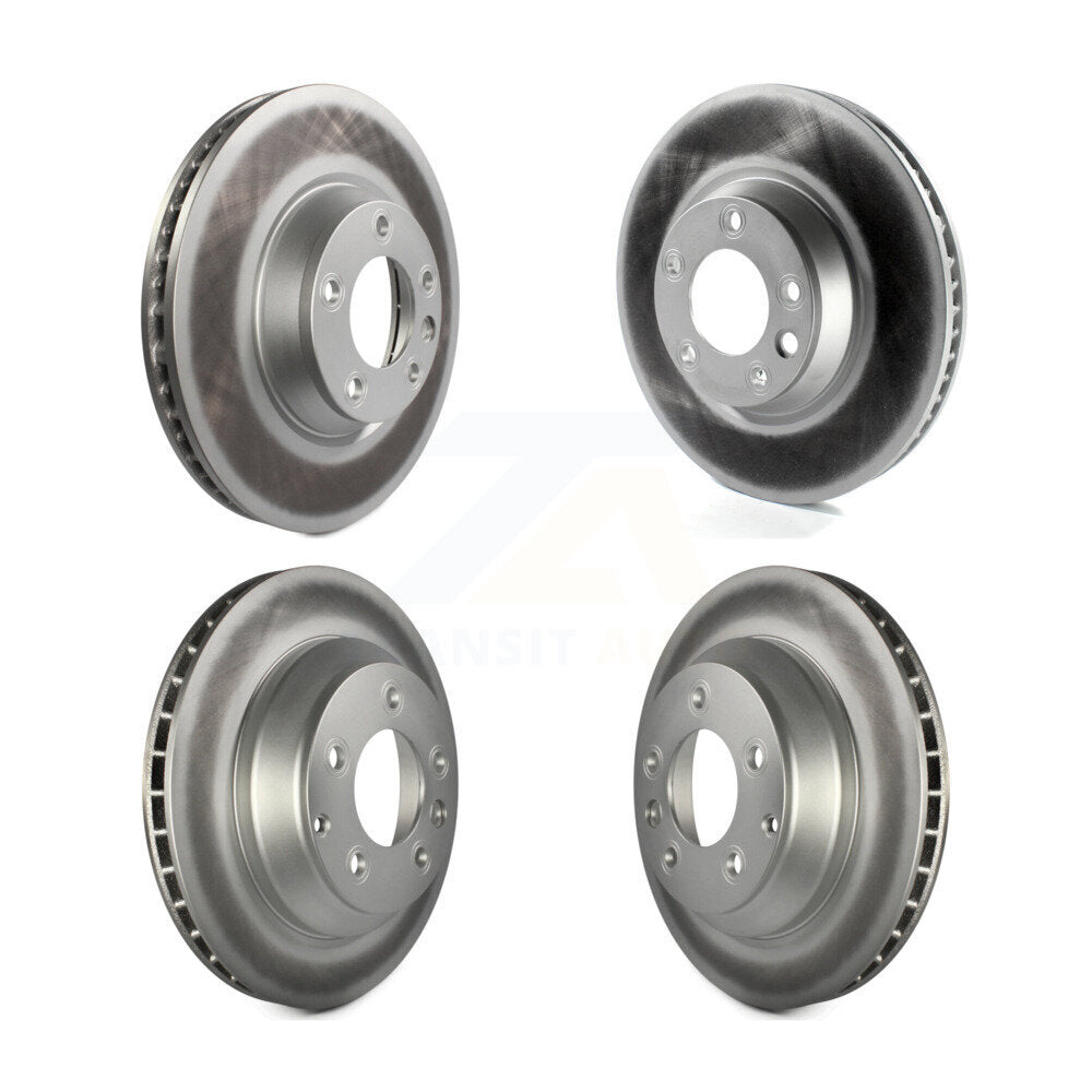 [Avant + Arrière] Kit de disque (revêtu) de frein pour Audi Q7 Volkswagen Touareg Porsche Cayenne KG-101472