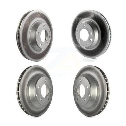 [Avant + Arrière] Kit de disque (revêtu) de frein pour Audi Q7 Volkswagen Touareg Porsche Cayenne KG-101472