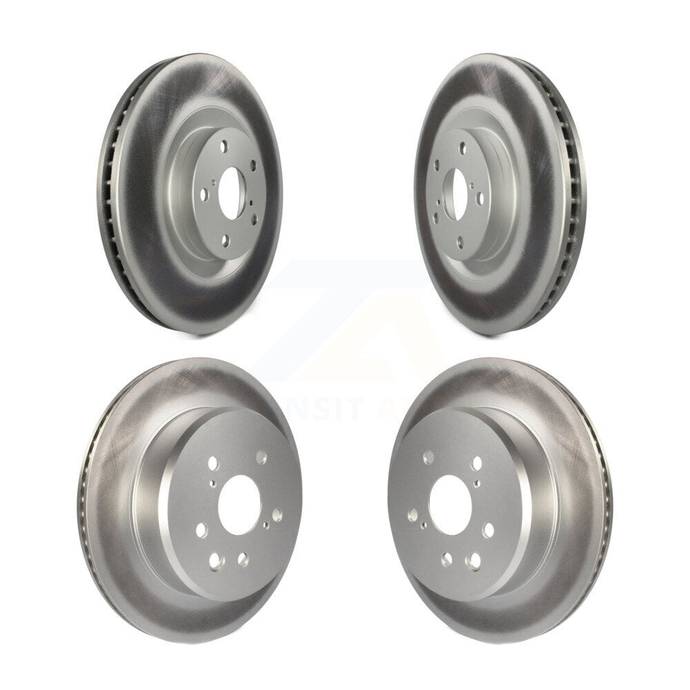 [Avant + Arrière] Kit de disque (revêtu) de frein pour Lexus GS350 IS300 IS200t IS350 RC350 RC300 RC200t GS300 GS200t GS450h KG-101475