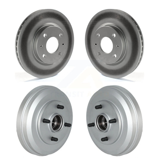 [Avant + Arrière] Kit d'ensemble disque de frein à disque et moyeu pour 2009-2011 Ford Focus KG-101495