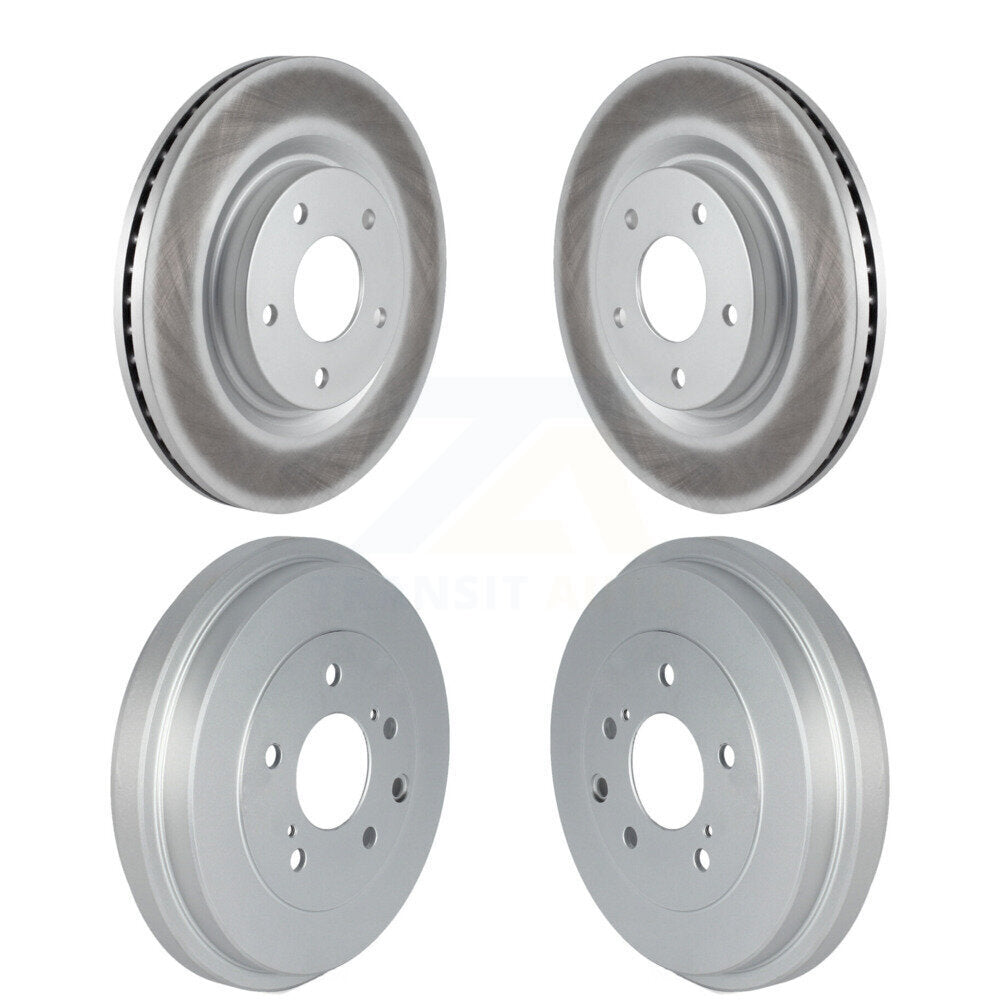 [Avant + Arrière] Kit d'ensemble disque de frein à disque et moyeu pour 2017-2019 Nissan Sentra Turbocharged KG-101497