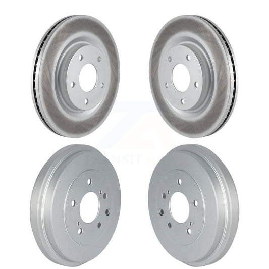[Avant + Arrière] Kit d'ensemble disque de frein à disque et moyeu pour 2017-2019 Nissan Sentra Turbocharged KG-101497