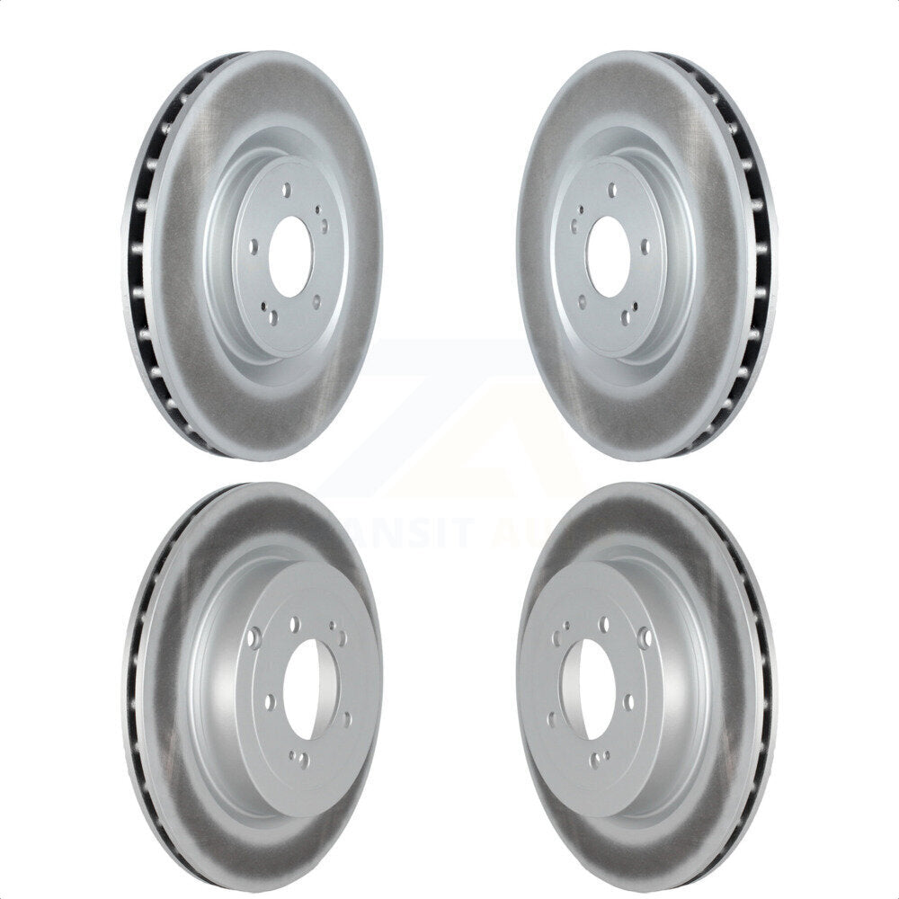 [Avant + Arrière] Kit de disque (revêtu) de frein pour Mitsubishi Lancer KG-101498 par Genius