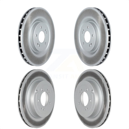 [Avant + Arrière] Kit de disque (revêtu) de frein pour Mitsubishi Lancer KG-101498 par Genius