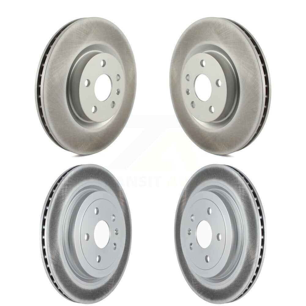 [Avant + Arrière] Kit de disque (revêtu) de frein pour Cadillac CTS avec Heavy Duty Brakes KG-101499
