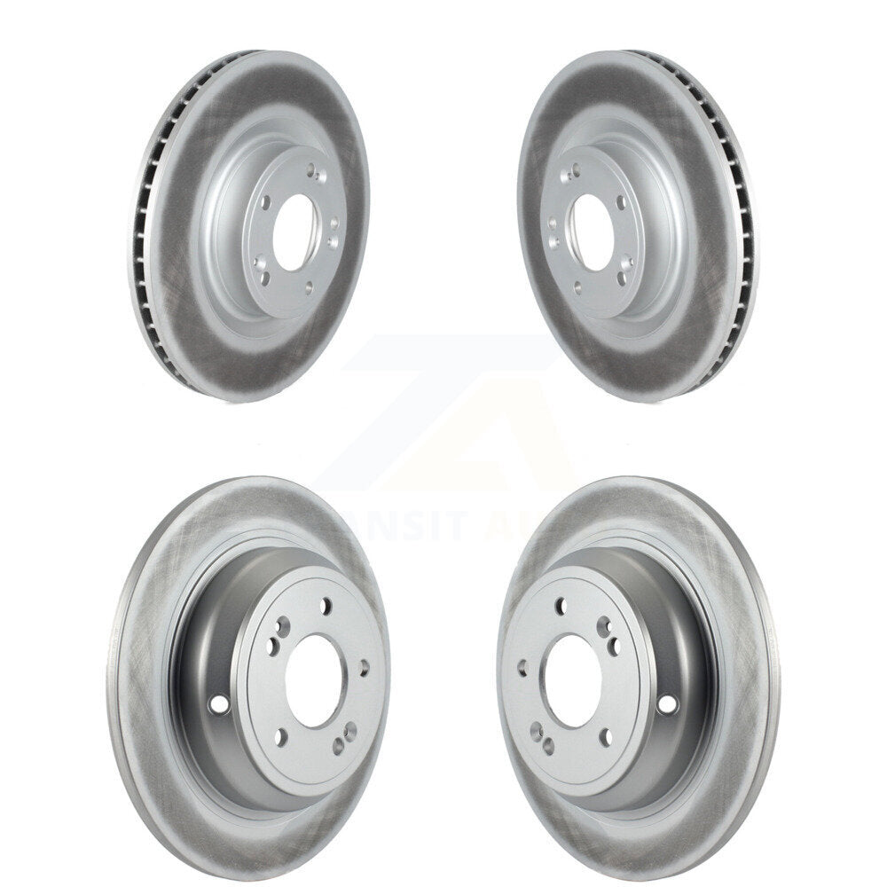 [Avant + Arrière] Kit de disque (revêtu) de frein pour 2009-2011 Hyundai Genesis 3.8L KG-101502