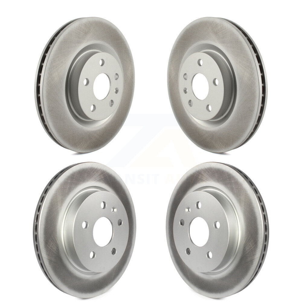 [Avant + Arrière] Kit de disque (revêtu) de frein pour 2013-2019 Cadillac XTS sans Heavy Duty Brakes KG-101508
