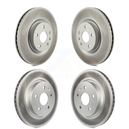 [Avant + Arrière] Kit de disque (revêtu) de frein pour 2013-2019 Cadillac XTS sans Heavy Duty Brakes KG-101508