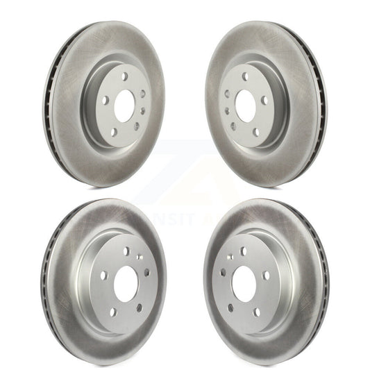 [Avant + Arrière] Kit de disque (revêtu) de frein pour 2013-2019 Cadillac XTS sans Heavy Duty Brakes KG-101508