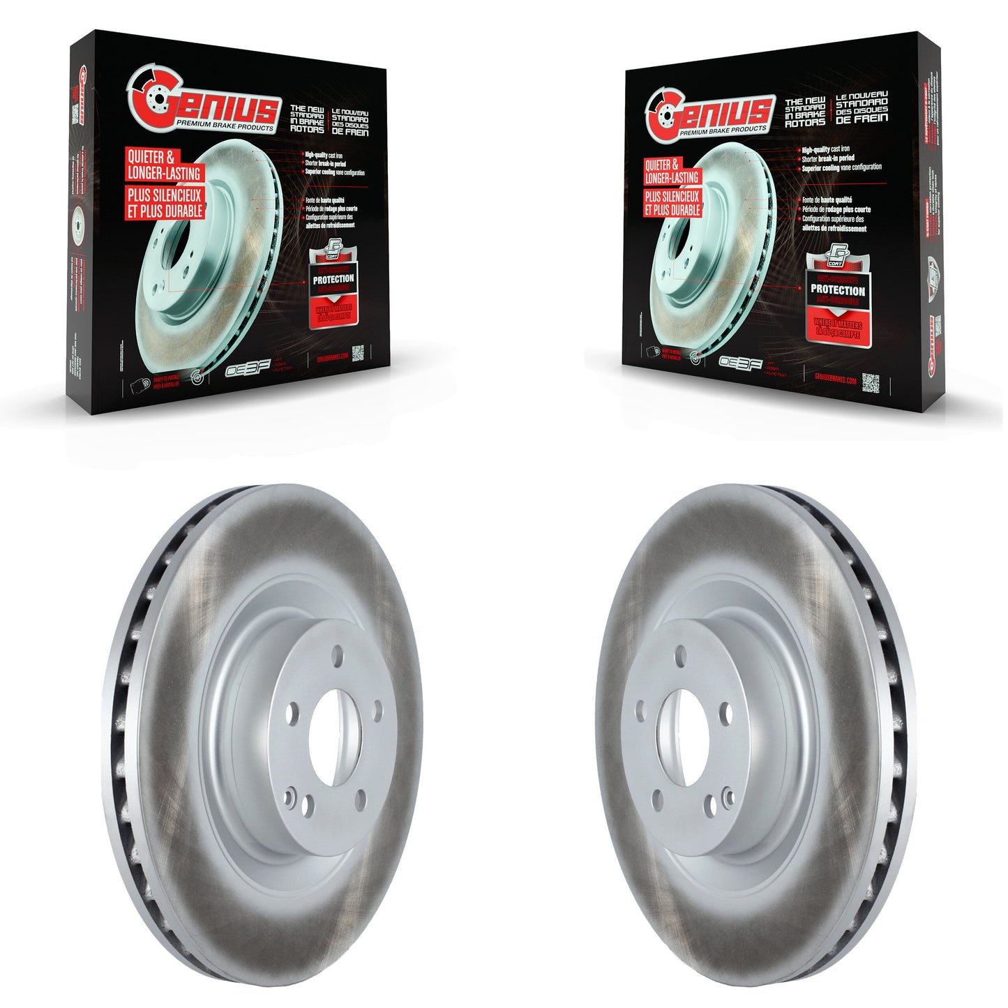 [Avant] Kit de disque (revêtu) de frein pour Mercedes-Benz S550 SL550 CL550 S600 S400 S350 CL600 S450 KG-101514