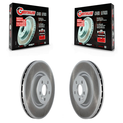 [Avant] Kit de disque (revêtu) de frein pour Volvo S60 XC70 S80 V60 V70 avec 336mm Diameter Rotor KG-101516