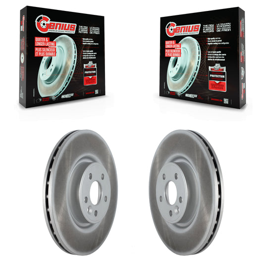 [Avant] Kit de disque (revêtu) de frein pour Volvo S60 XC70 S80 V60 V70 avec 336mm Diameter Rotor KG-101516