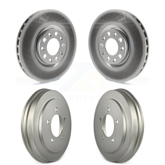 [Avant + Arrière] Kit d'ensemble disque de frein à disque et moyeu pour 2017 Jeep Compass avec 305mm Diameter Rotor KG-101523 par Genius