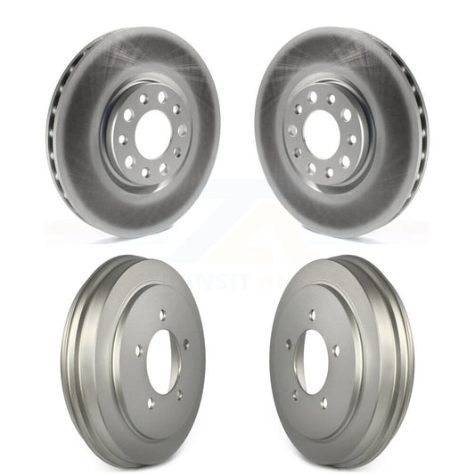 [Avant + Arrière] Kit d'ensemble disque de frein à disque et moyeu pour 2017 Jeep Compass avec 305mm Diameter Rotor KG-101523