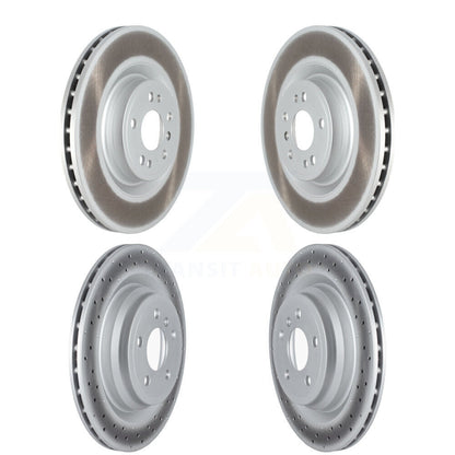 [Avant + Arrière] Kit de disque (revêtu) de frein pour Mercedes-Benz GLE400 sans Sport Package KG-101526