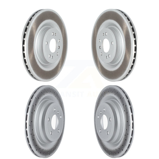 [Avant + Arrière] Kit de disque (revêtu) de frein pour Mercedes-Benz GLE400 sans Sport Package KG-101526