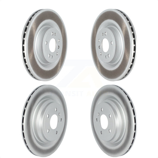 [Avant + Arrière] Kit de disque (revêtu) de frein pour Mercedes-Benz GLE400 sans Sport Package KG-101527 par Genius