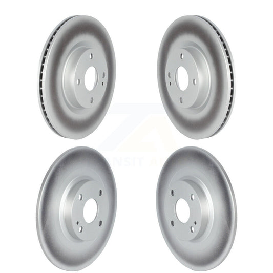 [Avant + Arrière] Kit de disque (revêtu) de frein pour Mazda MX-5 Miata Fiat 124 Spider sans Brembo Brakes KG-101528