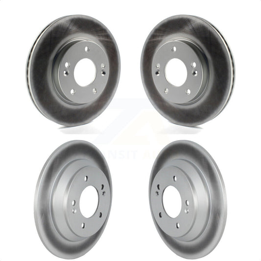 [Avant + Arrière] Kit de disque (revêtu) de frein pour Kia Hyundai Kona Seltos KG-101541 par Genius