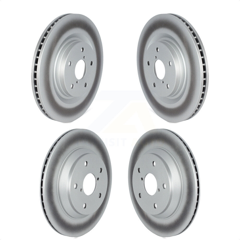 [Avant + Arrière] Kit de disque (revêtu) de frein pour 2019-2021 Subaru Forester avec 316mm Diameter Rotor KG-101555 par Genius