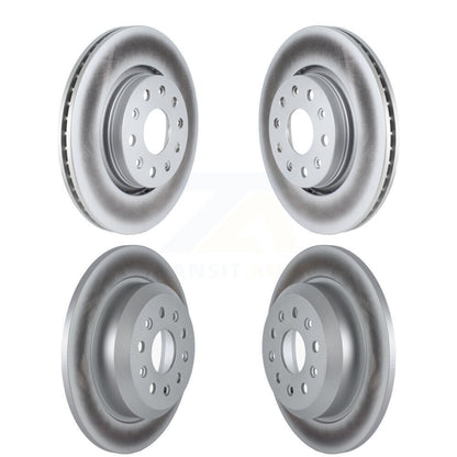 [Avant + Arrière] Kit de disque (revêtu) de frein pour 2018-2022 Jeep Wrangler avec Heavy Duty Brakes Code BR2 & BR6 KG-101563