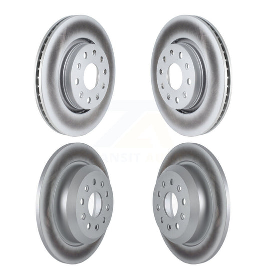 [Avant + Arrière] Kit de disque (revêtu) de frein pour 2018-2022 Jeep Wrangler avec Heavy Duty Brakes Code BR2 & BR6 KG-101563