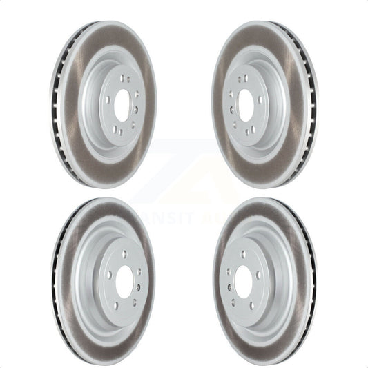 [Avant + Arrière] Kit de disque (revêtu) de frein pour Mercedes-Benz GLS450 GL450 GL350 GLS350d KG-101564 par Genius