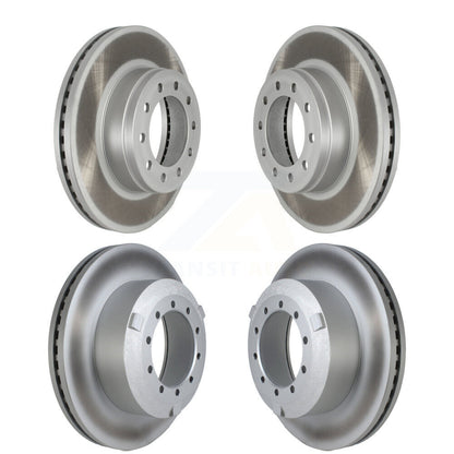 [Avant + Arrière] Kit de disque (revêtu) de frein pour Ford F-450 Super Duty F-550 F-600 KG-101569