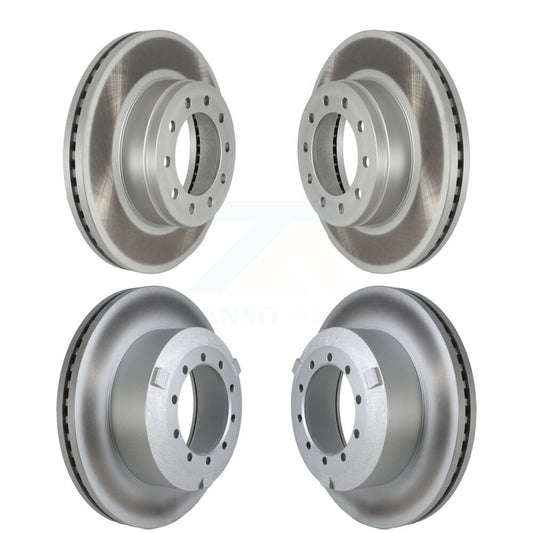 [Avant + Arrière] Kit de disque (revêtu) de frein pour Ford F-450 Super Duty F-550 F-600 KG-101569