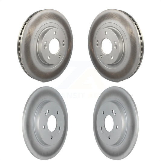 [Avant + Arrière] Kit de disque (revêtu) de frein pour 2019-2020 Hyundai Santa Fe KG-101571 par Genius