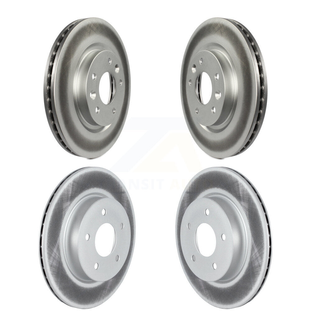 [Avant + Arrière] Kit de disque (revêtu) de frein pour Nissan Rogue Sport LEAF Qashqai KG-101573