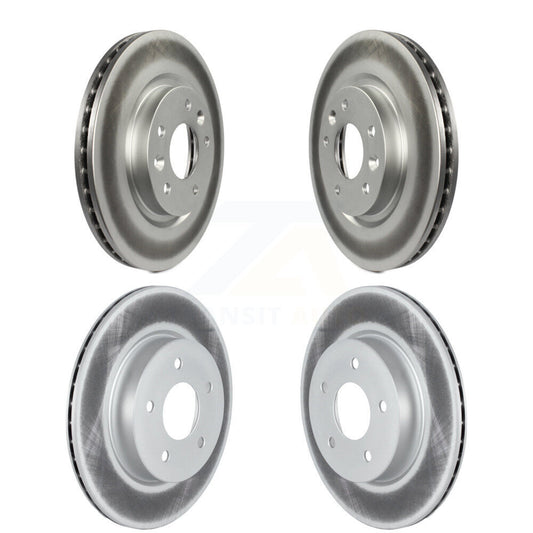 [Avant + Arrière] Kit de disque (revêtu) de frein pour Nissan Rogue Sport LEAF Qashqai KG-101573