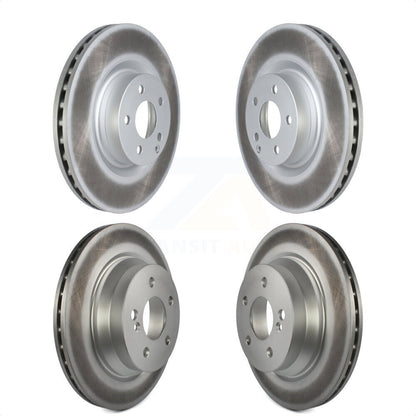 [Avant + Arrière] Kit de disque (revêtu) de frein pour Mercedes-Benz E400 avec 344mm Diameter Rotor KG-101577 par Genius