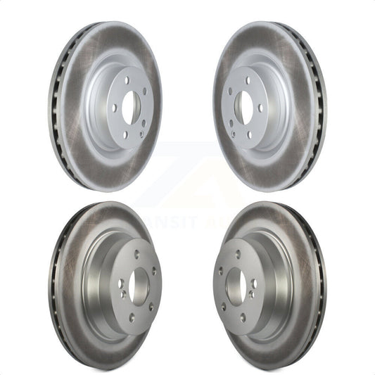 [Avant + Arrière] Kit de disque (revêtu) de frein pour Mercedes-Benz E400 avec 344mm Diameter Rotor KG-101577 par Genius