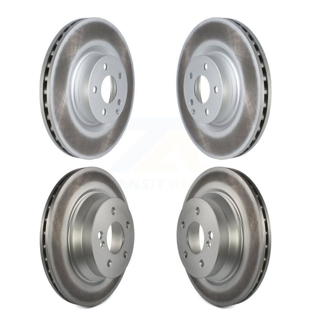 [Avant + Arrière] Kit de disque (revêtu) de frein pour Mercedes-Benz E400 avec 344mm Diameter Rotor KG-101577