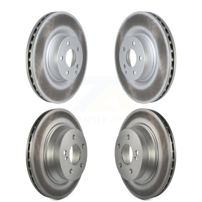 [Avant + Arrière] Kit de disque (revêtu) de frein pour Mercedes-Benz E400 avec 344mm Diameter Rotor KG-101577