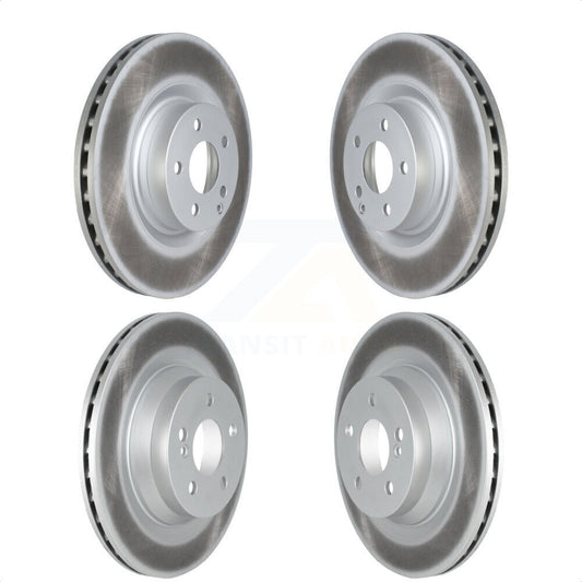 [Avant + Arrière] Kit de disque (revêtu) de frein pour 2010-2011 Mercedes-Benz E550 avec 320mm Diameter Rotor KG-101588 par Genius