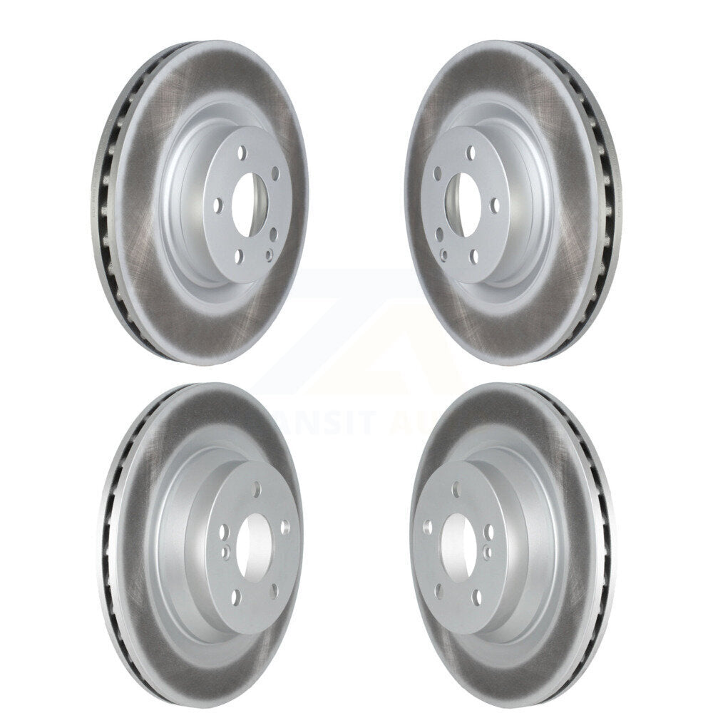 [Avant + Arrière] Kit de disque (revêtu) de frein pour 2010-2011 Mercedes-Benz E550 avec 320mm Diameter Rotor KG-101588