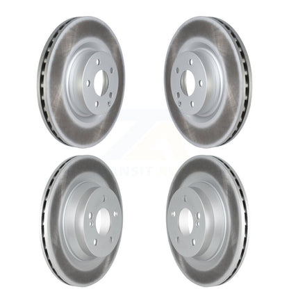 [Avant + Arrière] Kit de disque (revêtu) de frein pour 2010-2011 Mercedes-Benz E550 avec 320mm Diameter Rotor KG-101588
