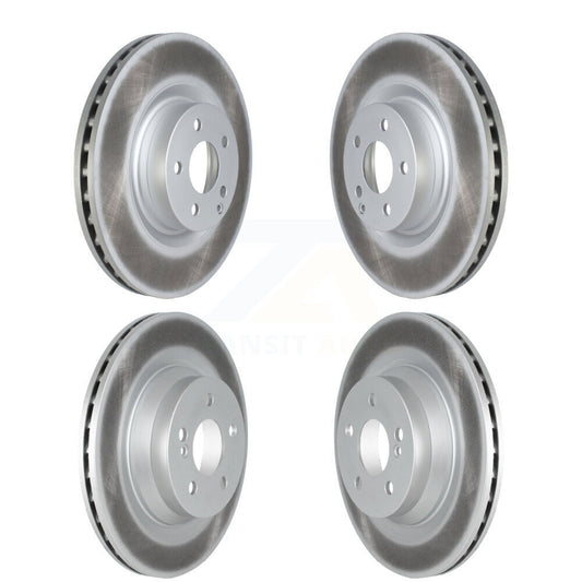 [Avant + Arrière] Kit de disque (revêtu) de frein pour 2010-2011 Mercedes-Benz E550 avec 320mm Diameter Rotor KG-101588