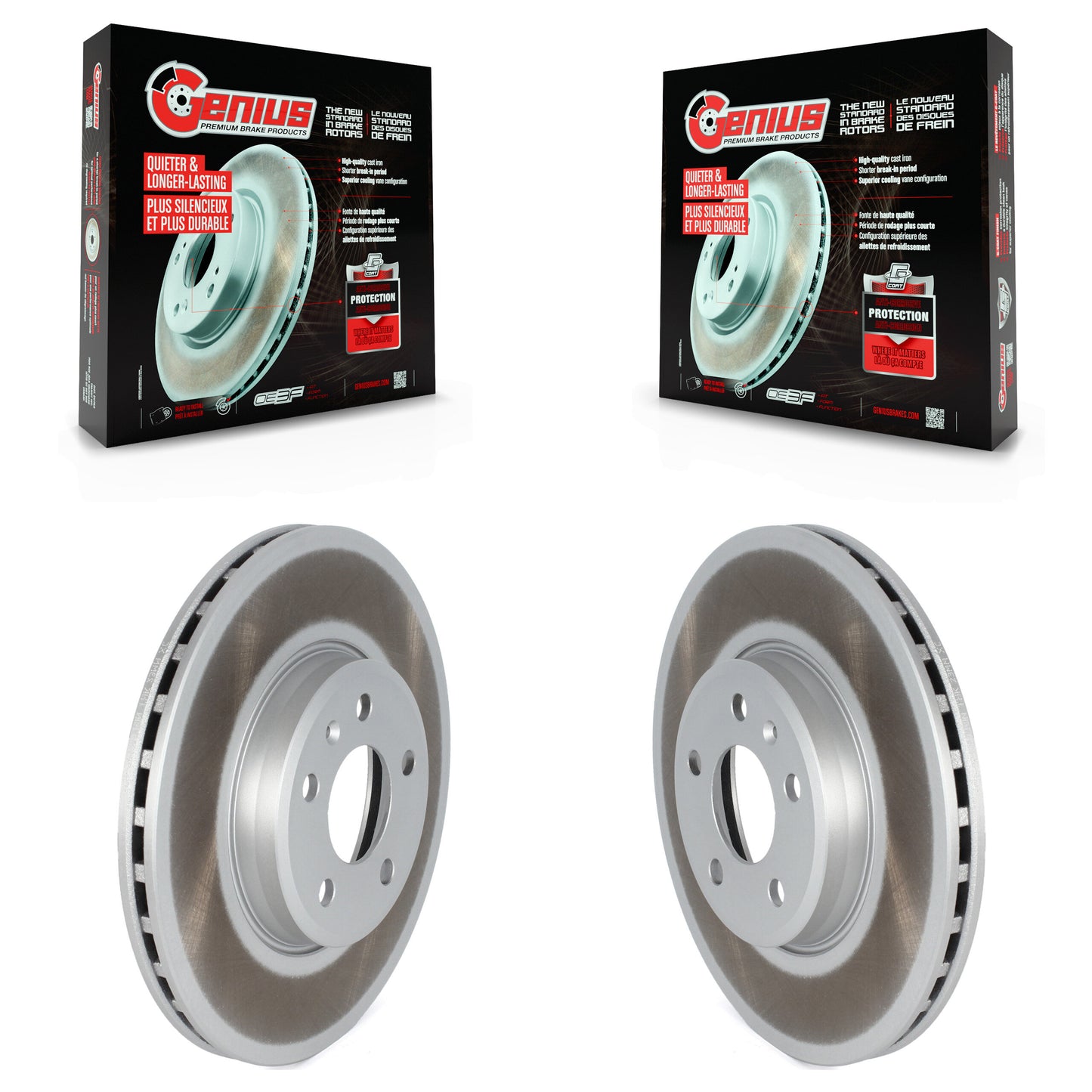 [Avant] Kit de disque (revêtu) de frein pour Audi A4 Quattro A5 Sportback KG-101608