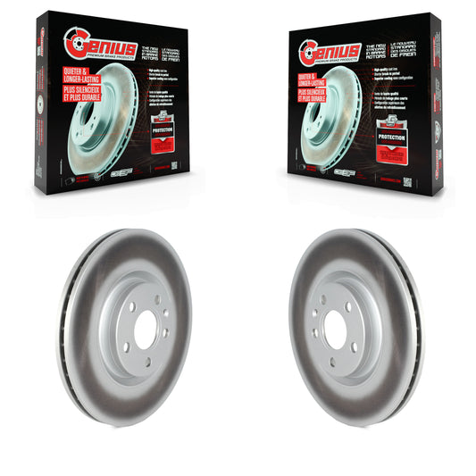 [Avant] Kit de disque (revêtu) de frein pour Volvo XC60 XC40 S90 S60 V90 Cross Country V60 avec 322mm Diameter Rotor KG-101611