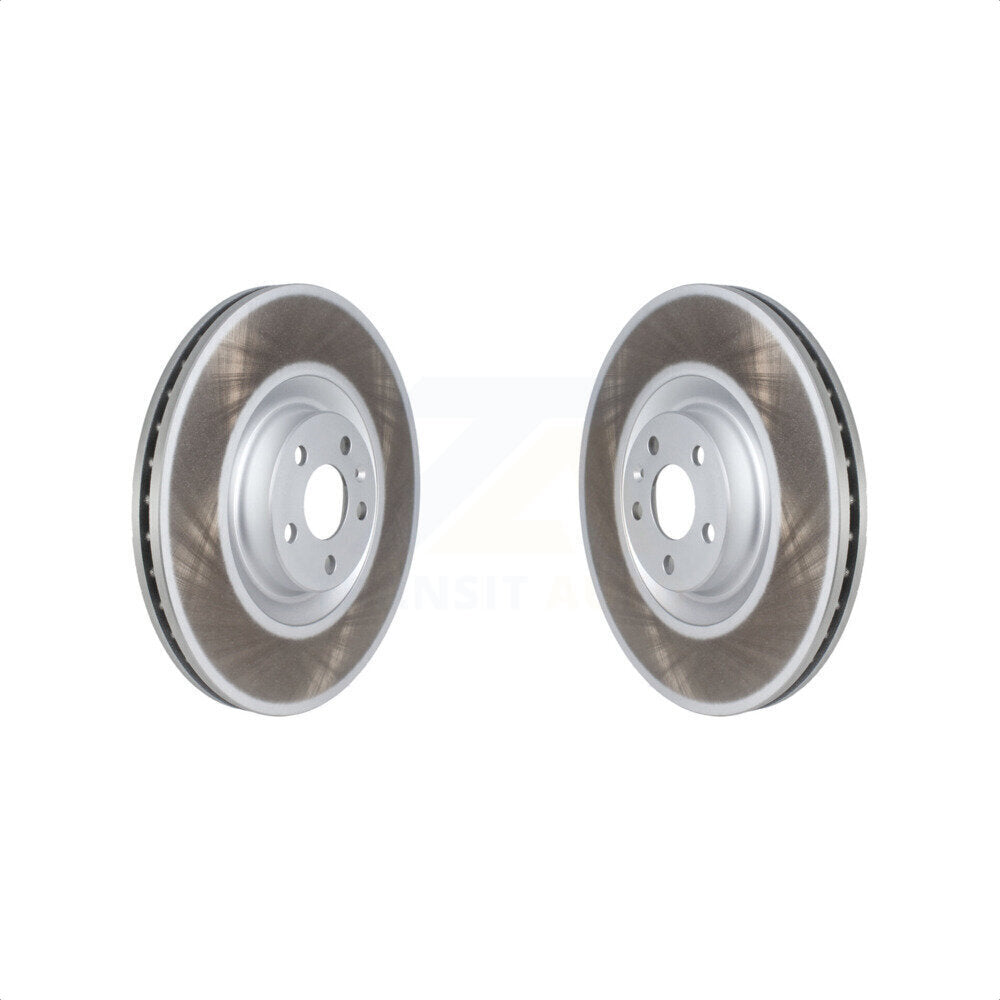 [Avant] Kit de disque (revêtu) de frein pour 2016-2022 Volvo XC90 avec 366mm Diameter Rotor KG-101612 par Genius