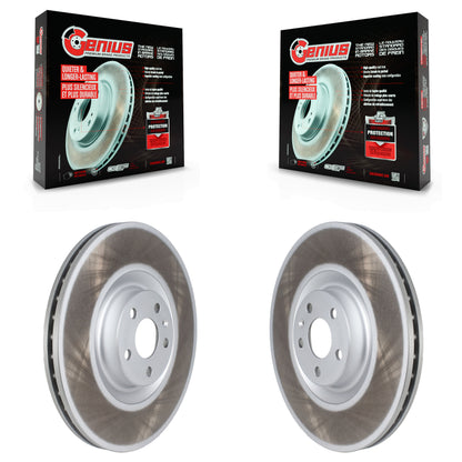 [Avant] Kit de disque (revêtu) de frein pour 2016-2022 Volvo XC90 avec 366mm Diameter Rotor KG-101612