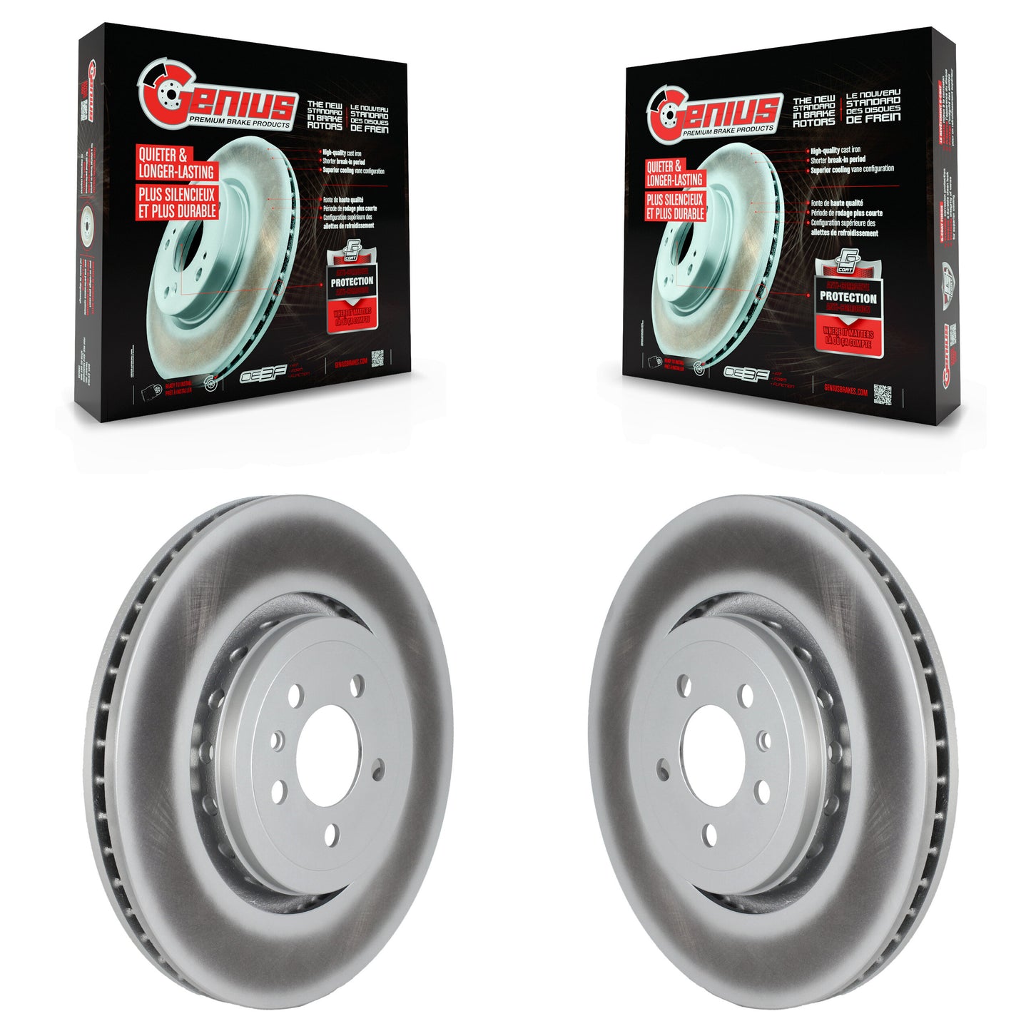 [Avant] Kit de disque (revêtu) de frein pour Dodge Charger KG-101616