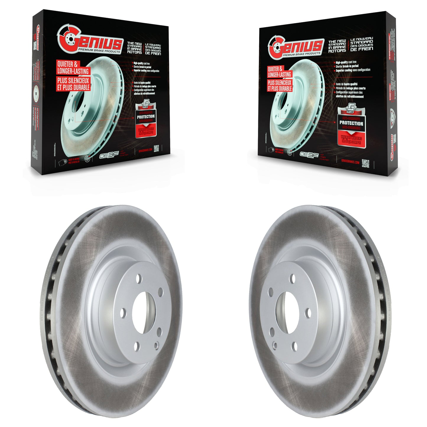 [Avant] Kit de disque (revêtu) de frein pour Mercedes-Benz C250 E400 E550 KG-101620