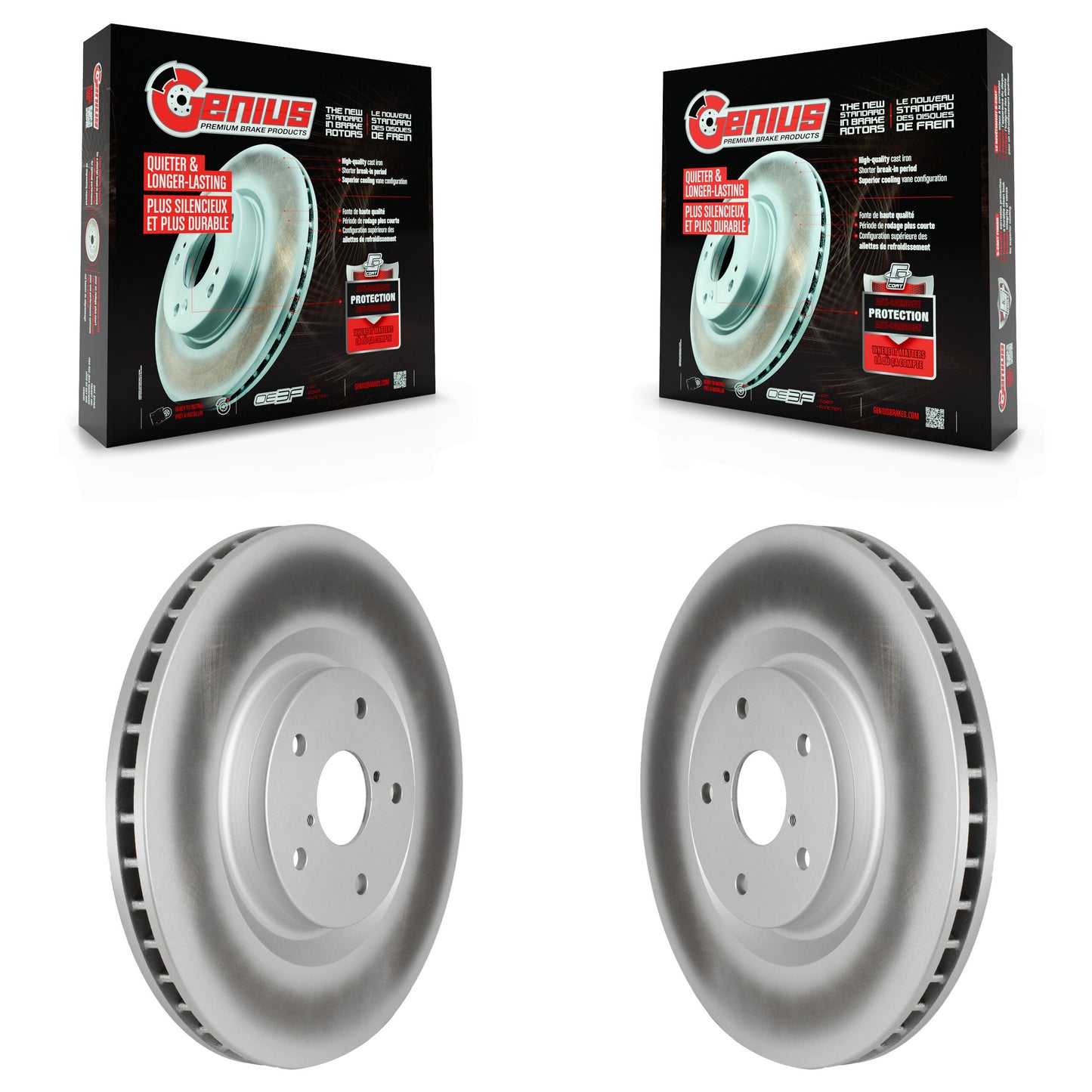 [Avant] Kit de disque (revêtu) de frein pour 2019-2022 Subaru Ascent KG-101623