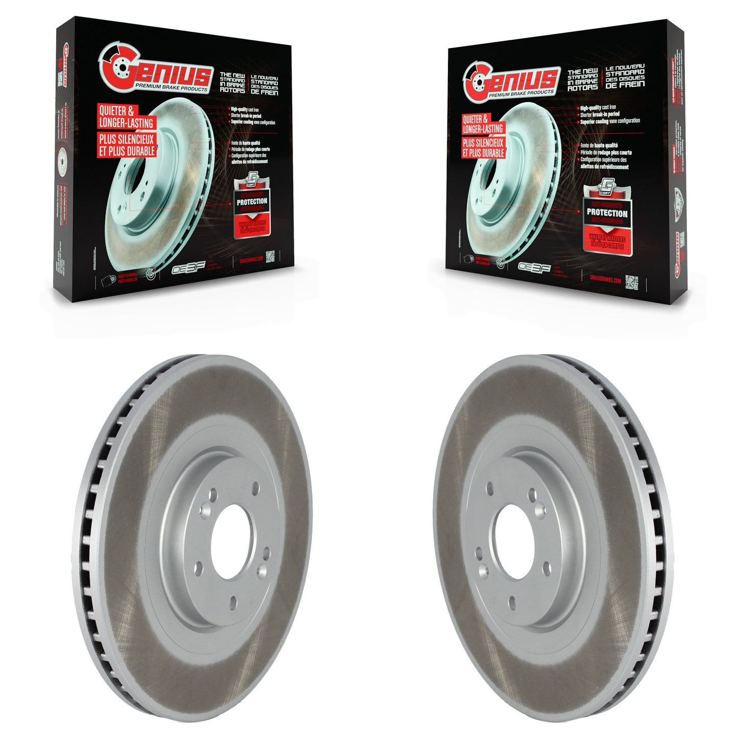 [Avant] Kit de disque (revêtu) de frein pour Kia Telluride Hyundai Palisade KG-101624