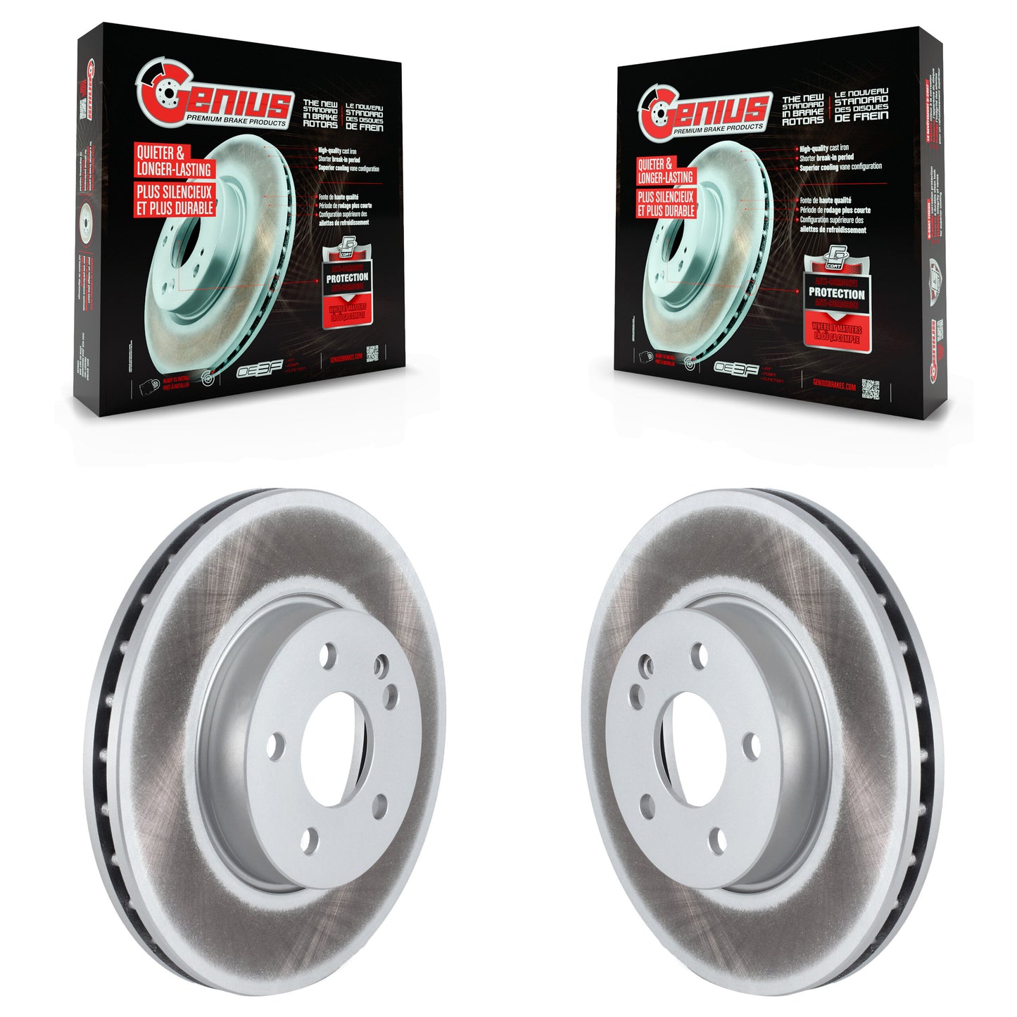 [Avant] Kit de disque (revêtu) de frein pour 2016-2021 Mercedes-Benz Metris KG-101630